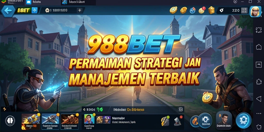 Screenshoot gameplay 988BET menampilkan aksi pertempuran dan manajemen sumber daya.