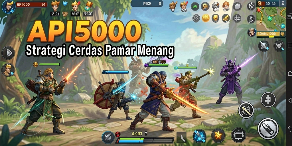 Tampilan gameplay menegangkan dalam API5000 dengan strategi yang kompleks.