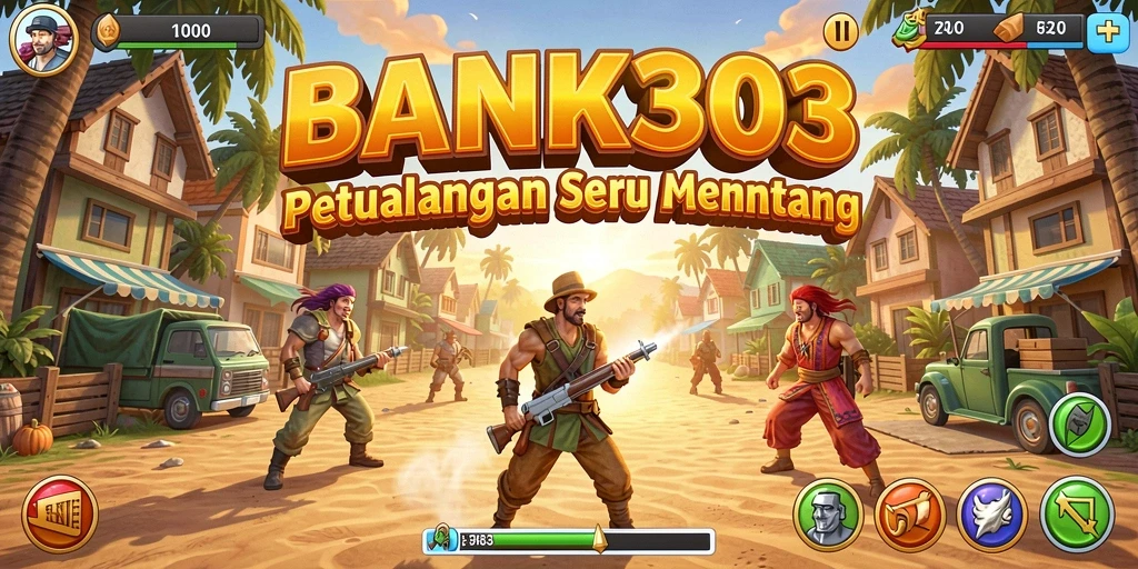 Menampilkan gameplay seru dari BANK303 dengan grafis menarik.