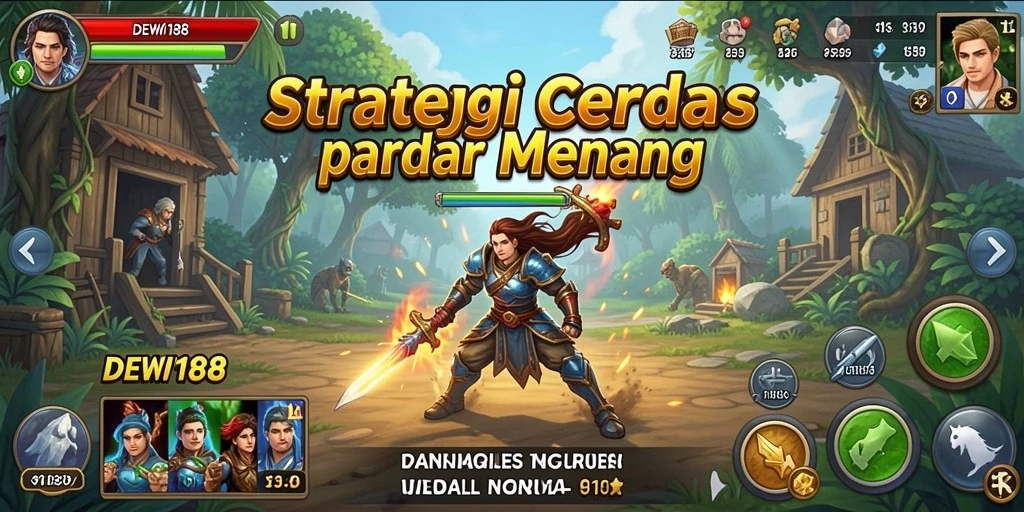 Tampilan gameplay DEWI188 dengan strategi yang mendebarkan.