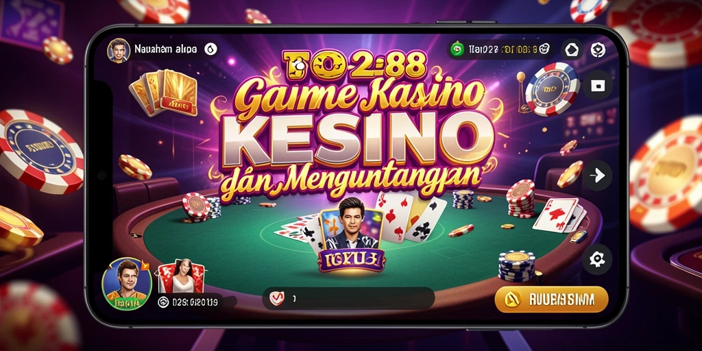 Screenshot gameplay TO288, menampilkan keseruan permainan Kasino.